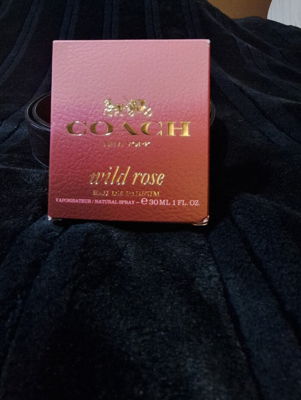 Coach Wild Rose Eau de Parfum With COACH Brown Signature Leather Belt